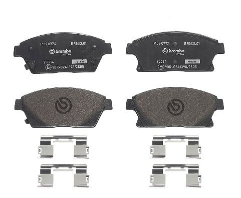 Brembo P59077X XTRA Series Brake Pad Set Front
