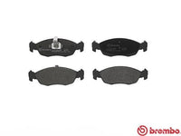 Brembo P61051 Original Replacement LOW-MET Brake Pad Set
