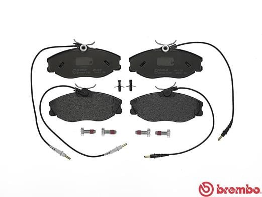 Brembo P61057 Original Replacement LOW-MET Brake Pad Set