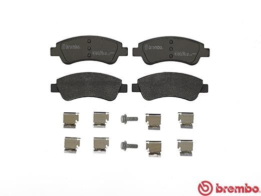 Brembo P61066 Original Replacement LOW-MET Brake Pad Set