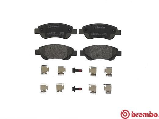 Brembo P61081 Original Replacement LOW-MET Brake Pad Set