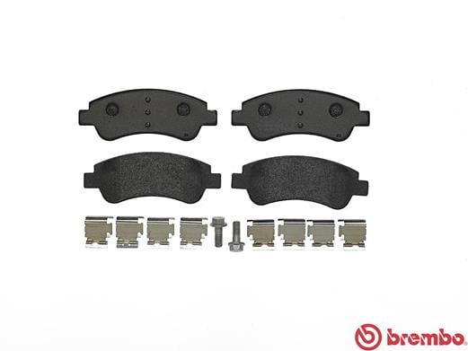Brembo P61082 Original Replacement LOW-MET Brake Pad Set
