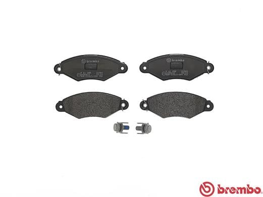 Brembo P61098 Original Replacement LOW-MET Brake Pad Set