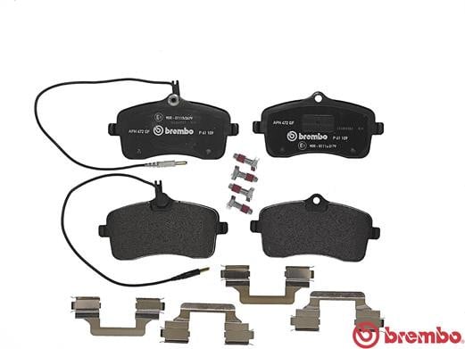 Brembo P61109 Original Replacement LOW-MET Brake Pad Set