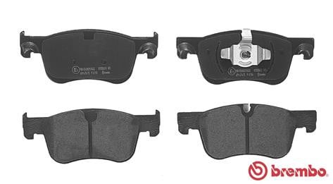 Brembo P61116 Original Replacement LOW-MET Brake Pad Set