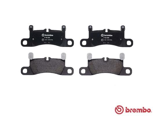 Brembo P65030 Original Replacement LOW-MET Brake Pad Set