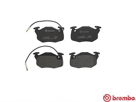 Brembo P68010 Original Replacement LOW-MET Brake Pad Set