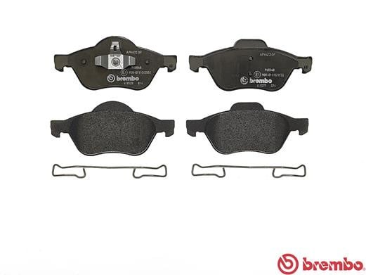 Brembo P68048 Original Replacement LOW-MET Brake Pad Set