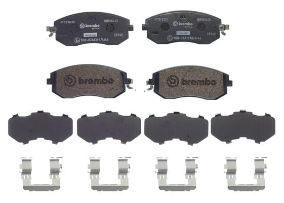 Brembo P78021X XTRA Series Brake Pad Set Front