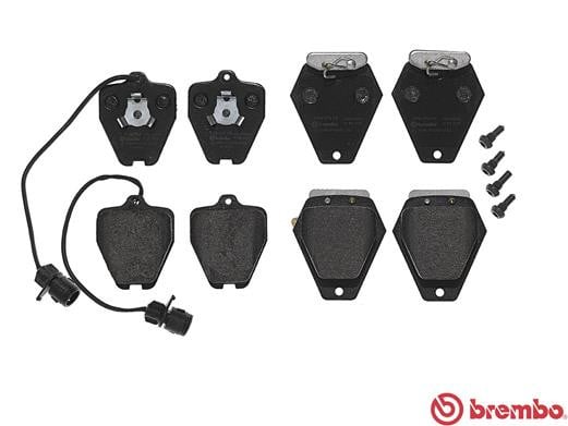 Brembo P85038 Original Replacement LOW-MET Brake Pad Set