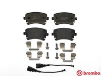Brembo P85083 Original Replacement LOW-MET Brake Pad Set