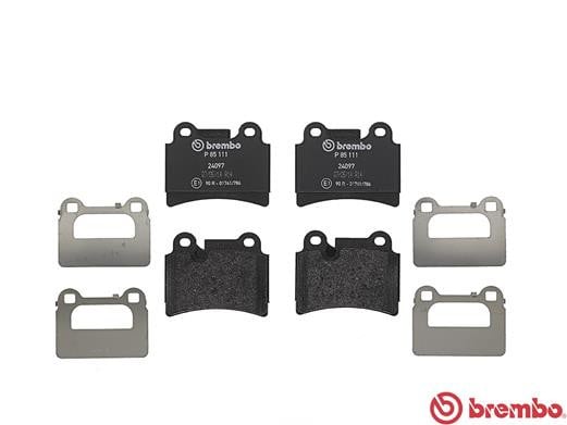 Brembo P85111 Original Replacement LOW-MET Brake Pad Set