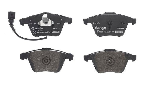 Volkswagen Disc Brake Pad & Rotor Kit - Front & Rear (Xtra) (Drilled - View #11