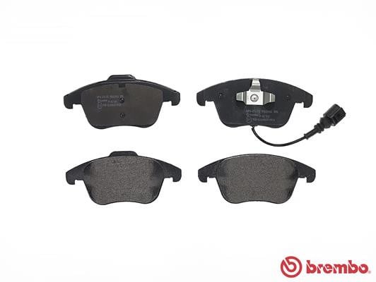 Brembo P85130 Original Replacement LOW-MET Brake Pad Set