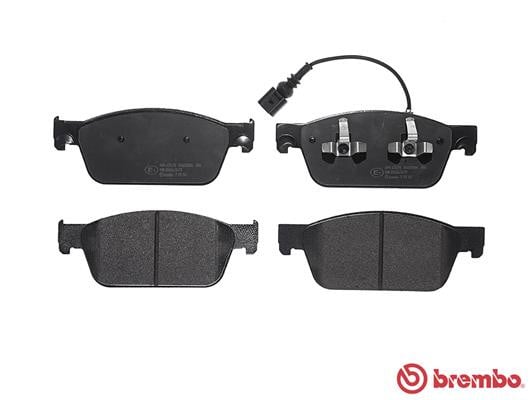 Brembo P85141 Original Replacement LOW-MET Brake Pad Set