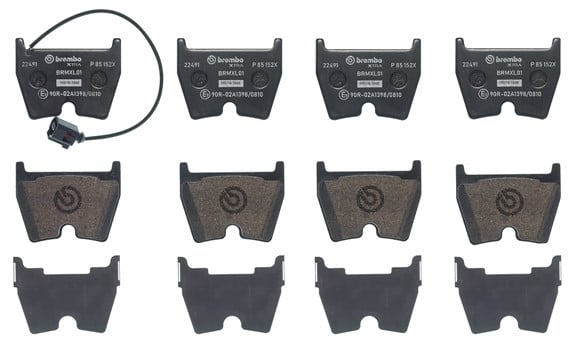 Brembo P85152X XTRA Series Brake Pad Set Front