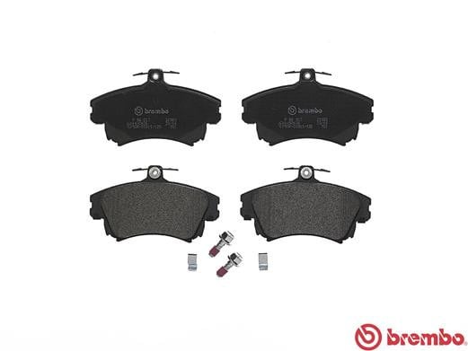 Brembo P86017 Original Replacement LOW-MET Brake Pad Set