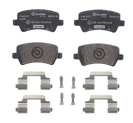 Brembo P86021X XTRA Series Brake Pad Set Rear