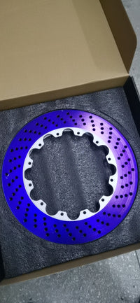 KPRacing performance cross-drilled two-piece rotrs 355 x 32mm