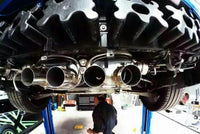 ARMYTRIX Stainless Steel Valvetronic Catback Exhaust System Quad Chrome Silver Tips Chevrolet Corvette C7 14-20