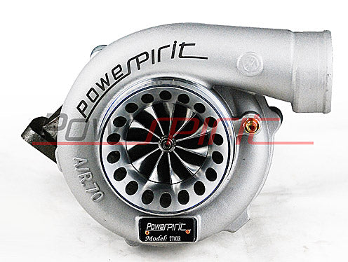POWER SPIRIT TURBOCHARGER T70XR DUAL BALL BEARING AND BILLET WHEEL-UNIVERSAL