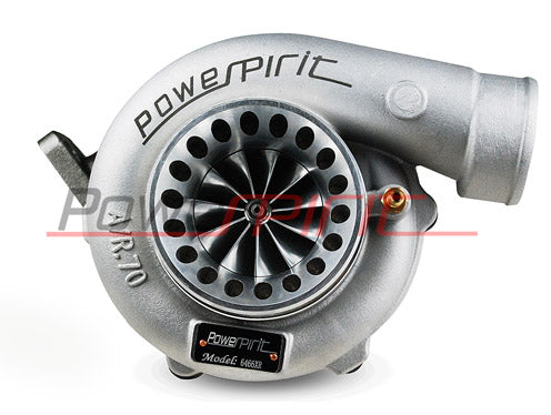 POWER SPIRIT TURBOCHARGER 6466 DUAL BALL BEARING AND BILLET WHEEL-UNIVERSAL