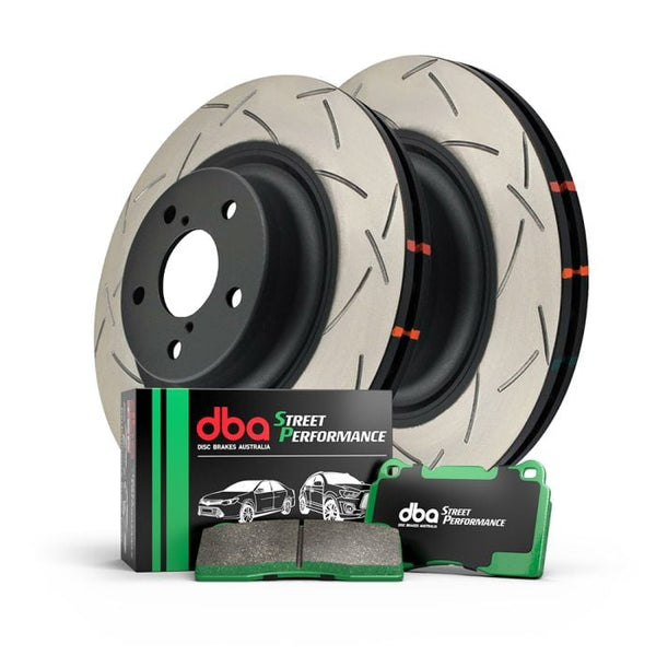 DBA Rear Brake Upgrade Ford Falcon DBA503S Slotted Rotors & Street DB1 ...