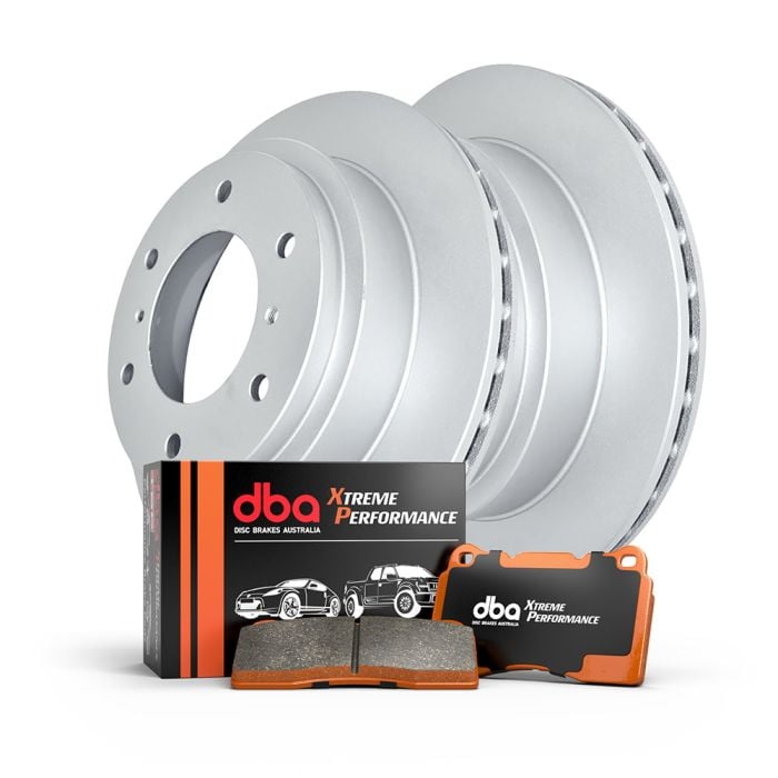 DBA Front Brake Upgrade Holden Commodore DBA2604 Standard Rotors & Xtreme DB2375XP Pads
