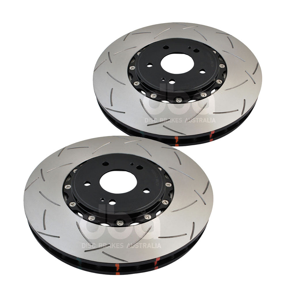 2 X DBA 5000 Fully Assembled 2-piece Black Hat XS KP FIT Ford Mustang 2014-> F USA ONLY