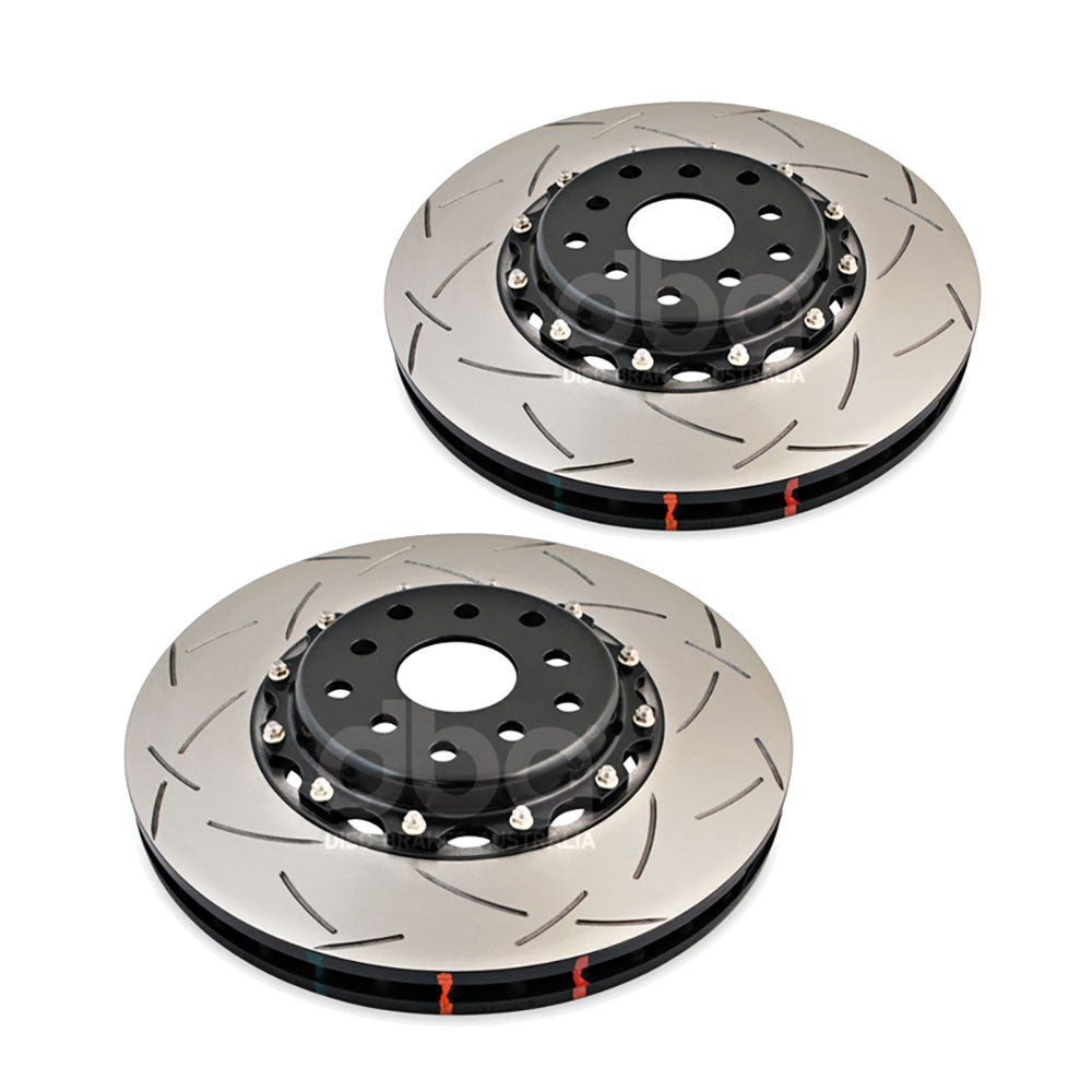 2 X DBA 5000 Fully Assembled 2-piece Black Hat XS KP FIT Subaru WRX STI 02-11