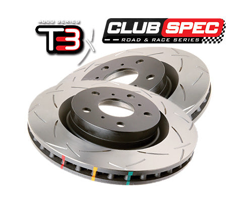 DBA ROTOR PAIR 4000 Crossdrilled/Dimpled WAVE Disc KP FOR [ Mitsubishi ...