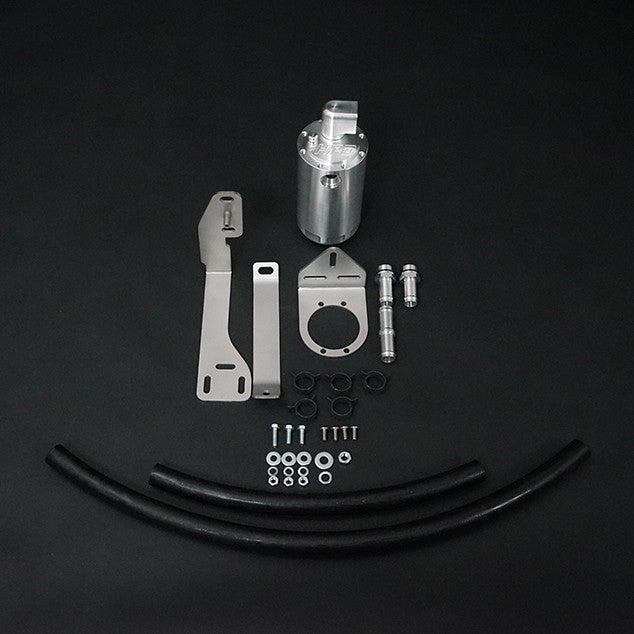 HPD Catch Can FOR Toyota Hilux D4D Type 1: Air box with outlet facing towards the rear of engine