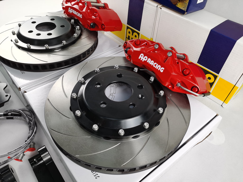 AP RACING CALIPER BBK FRONT FULL KIT(RED/BLACK) AP-CP 9040 FOR BMW M3 E92 (18'' WHEEL)