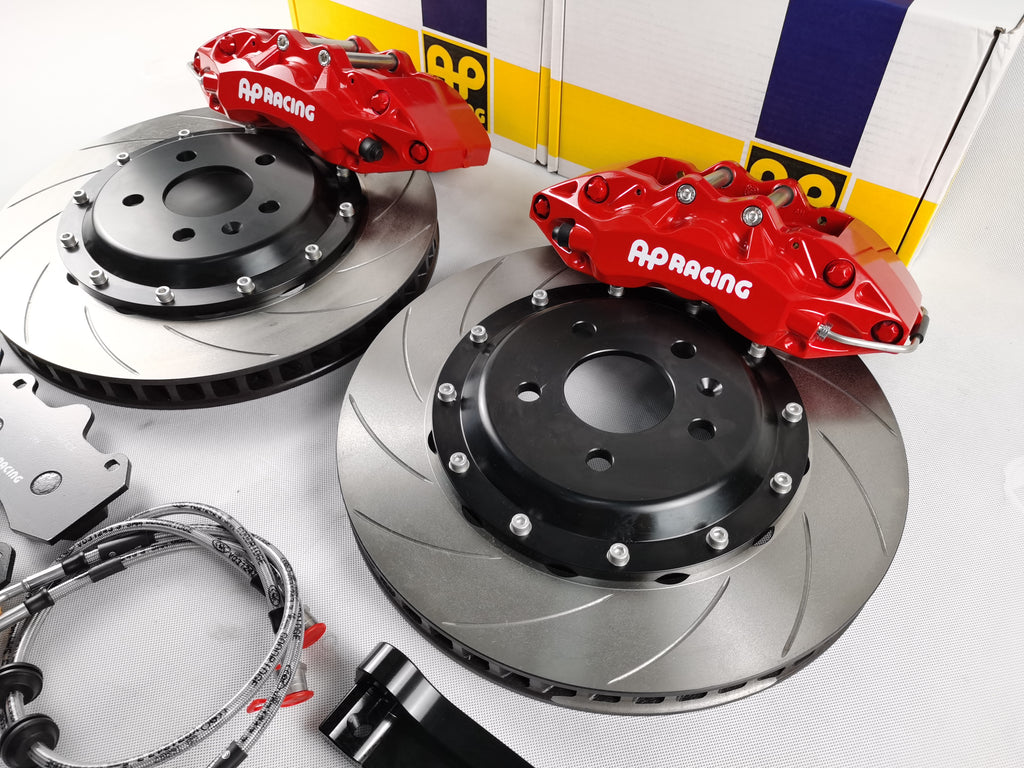 AP RACING CALIPER BBK FRONT FULL KIT(RED/BLACK) WITH ENDLESS PADS  AP-CP 9040 FOR BMW M3 E92 (18'' WHEEL)