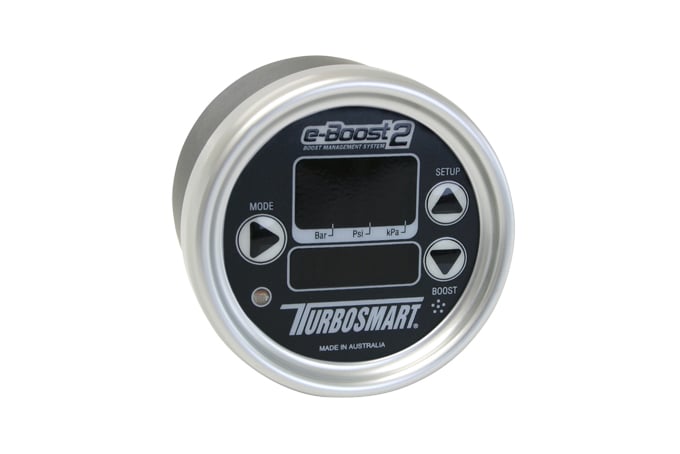TURBOSMART eBoost2 66mm Boost Controller (Black/Silver)
