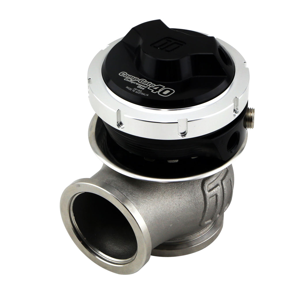 TURBOSMART GenV CompGate40CG ‘Compressed Gas’ 5psi External Wastegate (Black)