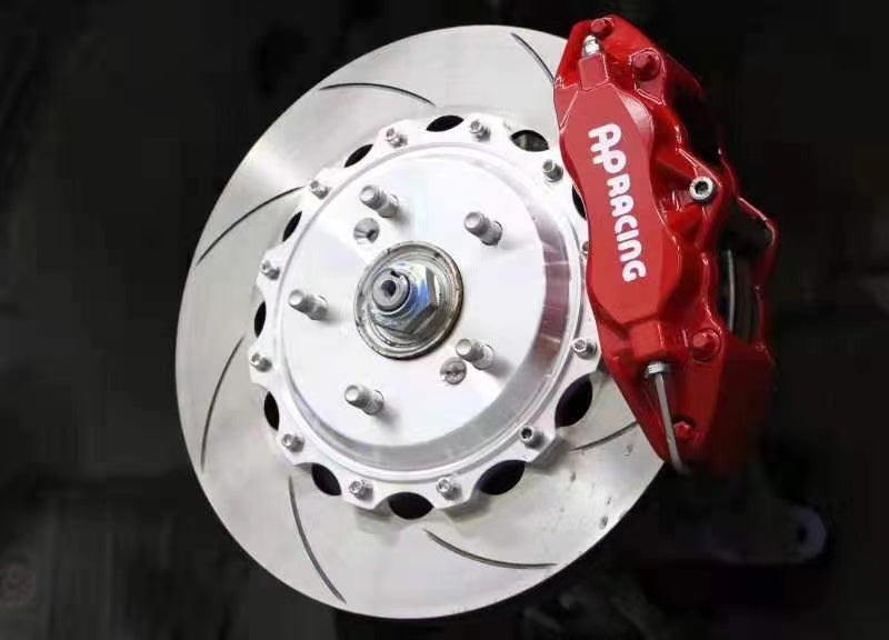 AP RACING BBK -CP9200 4POT CALIPER + 330MM ROTOR + GOODRIDGE BRAKE LINE FITS SUBARU WRX STi IMPREZA /FORESTER