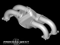 Process West Intake Manifold DBW Reverse Orientation (suits Subaru 06+ WRX/STI) - Black