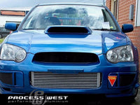 Process West Front Mount Intercooler Kit (suits Subaru 01-07 GD WRX/STI) - Silver