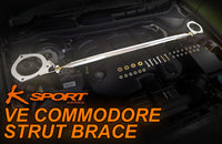 KS RACING /K SPORT FRONT STRUT BRACE TOWER BAR FOR HOLDEN VE commodore V8 Sedan, Ute, Wagon - SportsWagon Commodore Strut Brace KIT