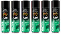 6x Penrite Air Intake Cleaner Diesel Foaming P26 Removes Gum Varnish Carbon