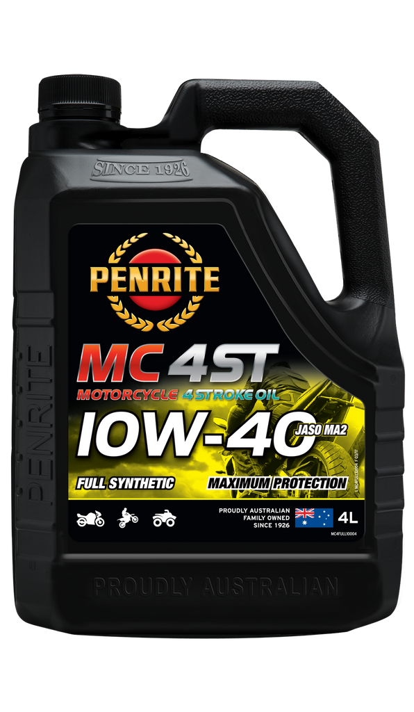 PENRITE MC-4ST 4 STROKE FULL SYNTHETIC 10W-40 MOTORCYCLE OIL 4 LITRE
