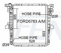 FENIX FOR Ford Explorer UN UP UQ US 96 - 01 Fenix Radiator