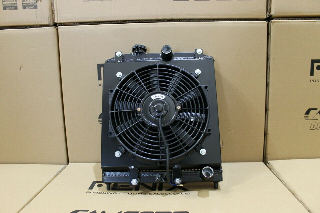 FENIX FOR Civic Alloy Radiator Stealth Series & Fan Shroud Combo