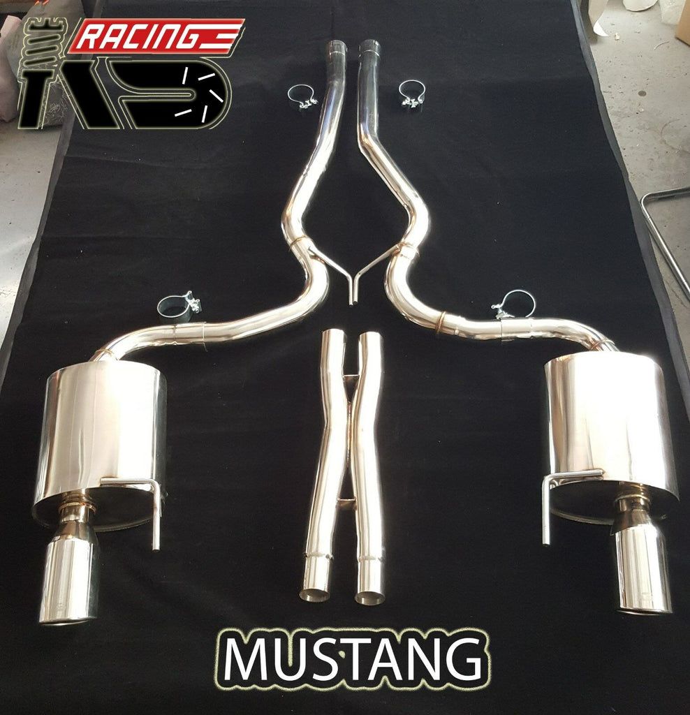 KS RACING EXHAUST CATBACK BOLT ON FULL SYSTEM FIT FORD MUSTANG V8