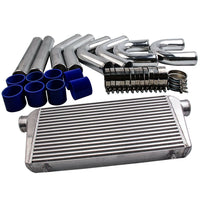 POWER SPIRIT INTERCOOLER 600X300X76MM + ALUMINIUM PIPING KIT 76MM 3" UNIVERSAL