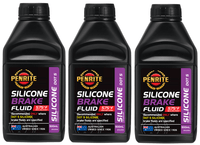 Penrite DOT 5 500mL Brake Clutch Fluid Motorbike Car Harley Silicone x3 pack