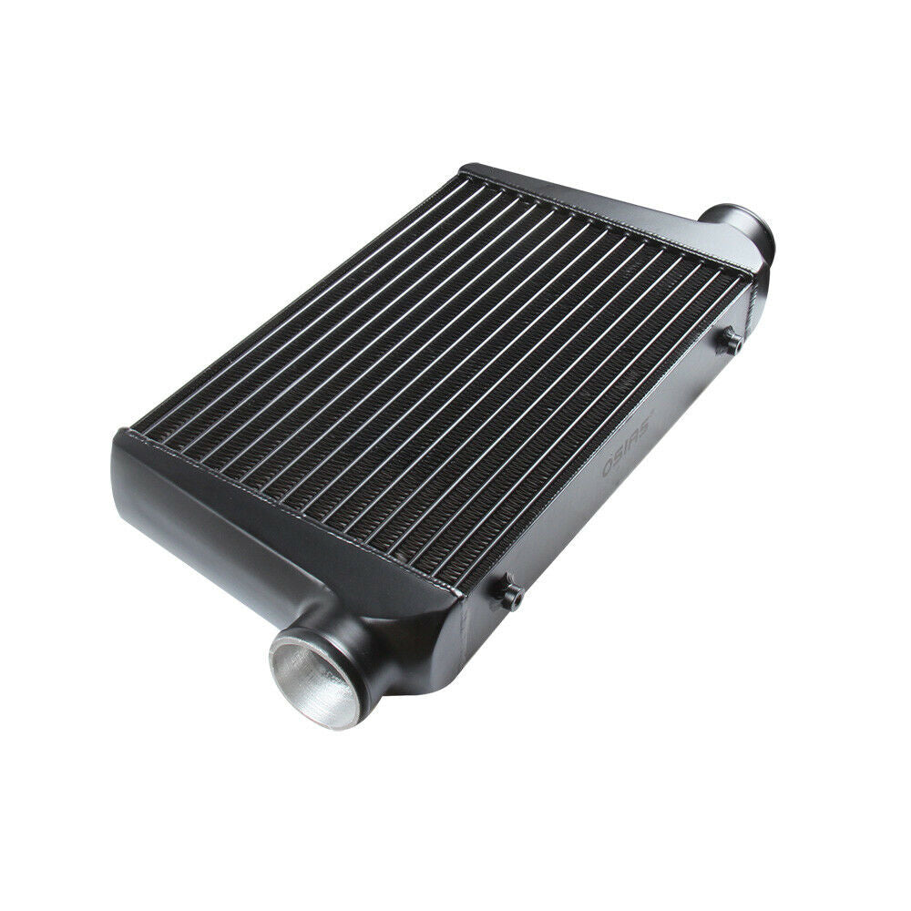 LIMITED OFFER - BLACK ALUMINIUM FMIC INTERCOOLER 600X300X76mm UNIVERSAL TYPE