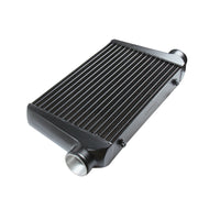 LIMITED OFFER - BLACK ALUMINIUM FMIC INTERCOOLER 600X300X76mm UNIVERSAL TYPE