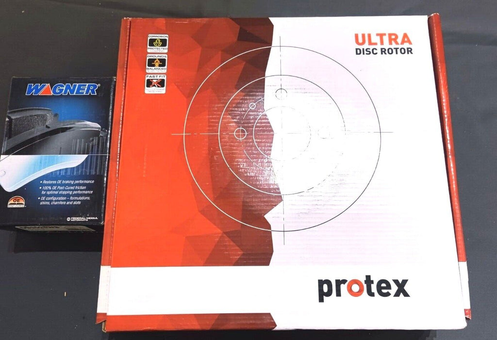 KPS BRAKE VALUE PACKAGE ROTORS + BRAKE PADS FOR MAZDA RX8 FE SE3P (FRONT) for UPGRADE SPORTS SUSPENSION